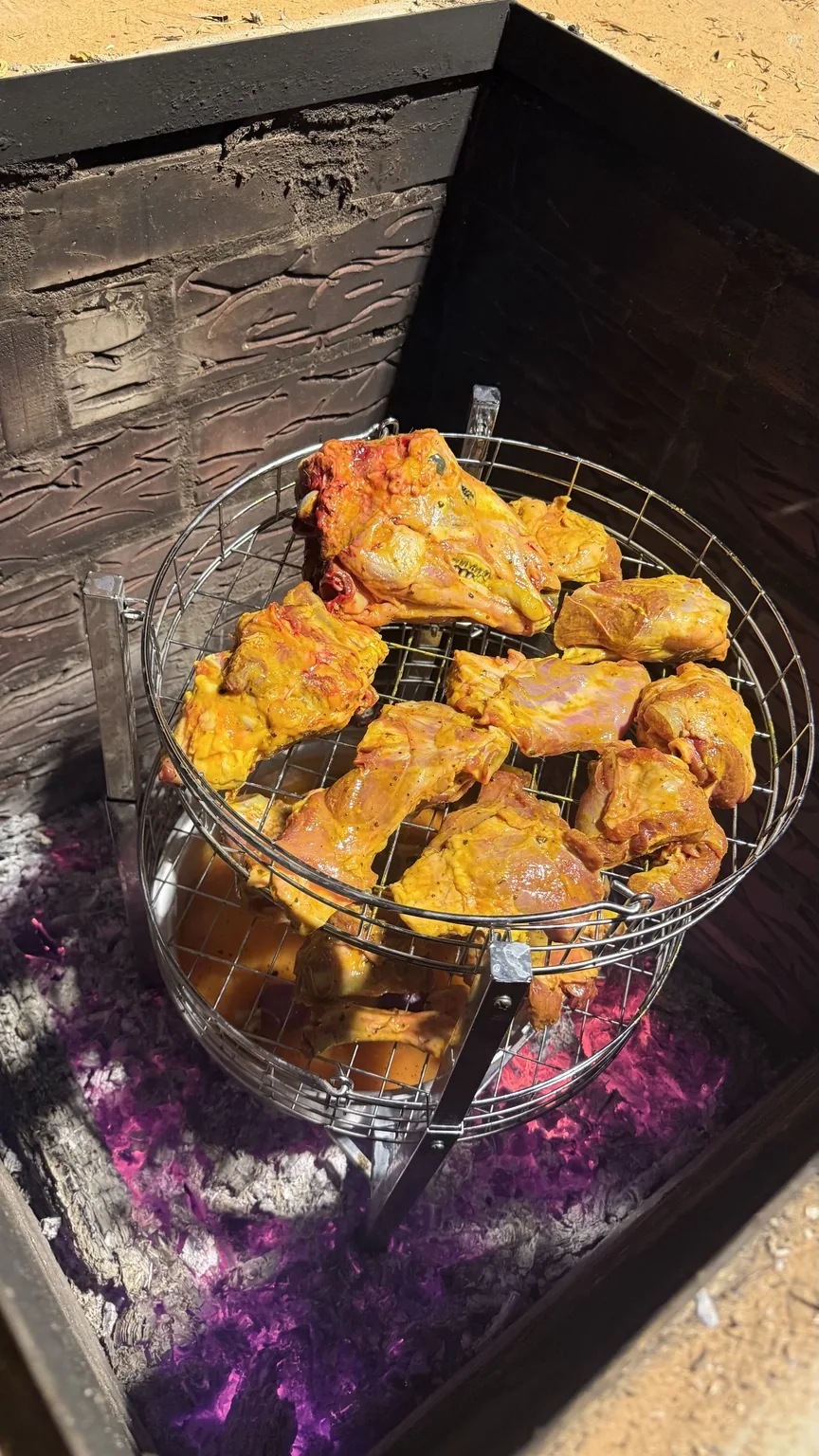 حنيذ داخل مزارع السدر