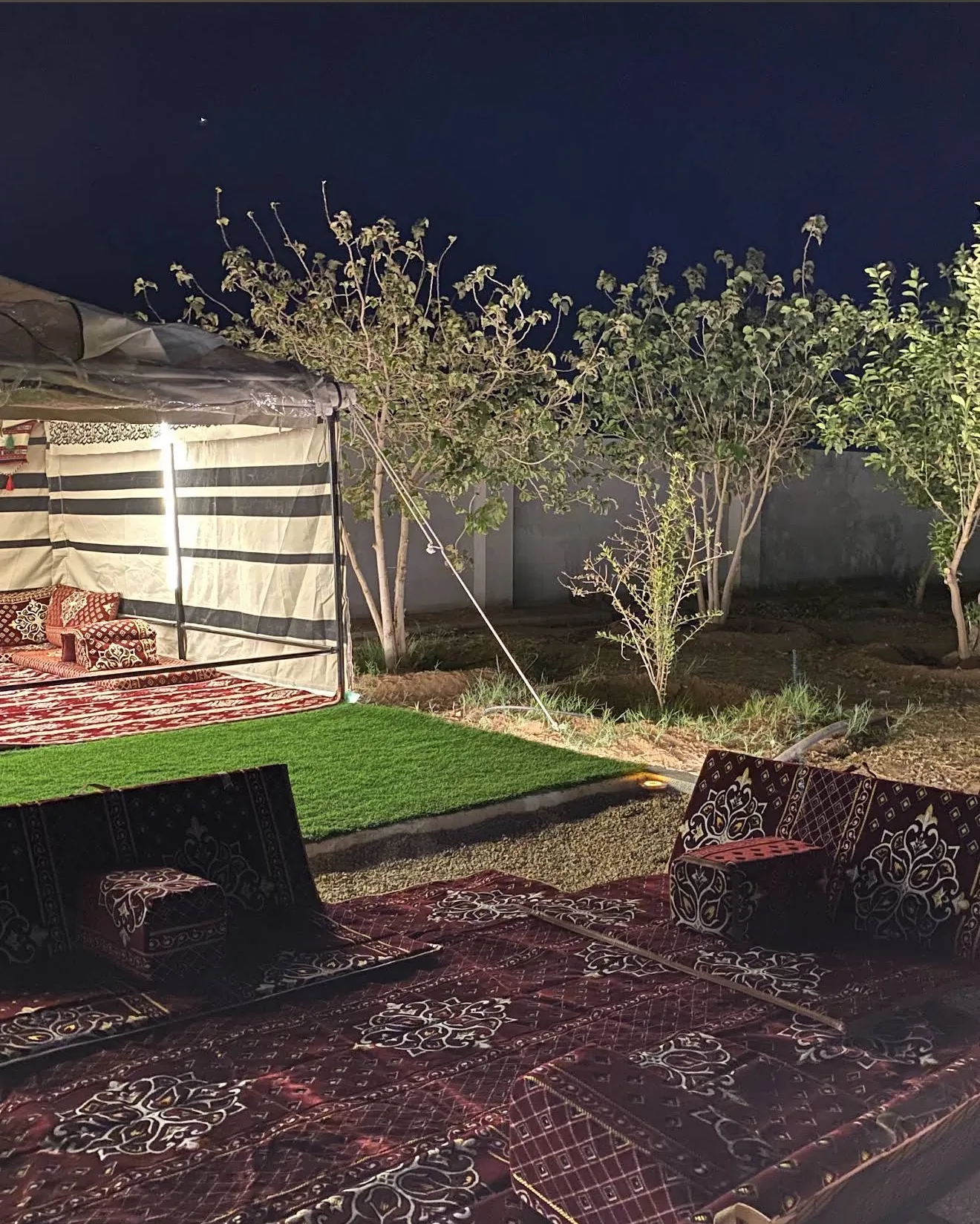 جلسة ريفية في مزارع السدر